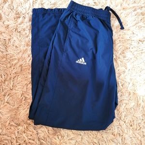 Mens Adidas Blue Windbreaker Joggers Size Medium